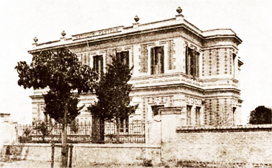 O Instituto Pasteur de São Paulo na época da inauguração de sua sede em 1904 